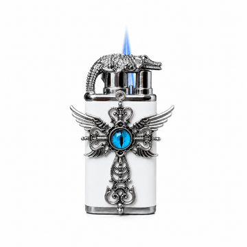 MH-95 Dual Flame Lighter – Soft Flame & Torch Flame, Premium Metal Compact Pocket Design