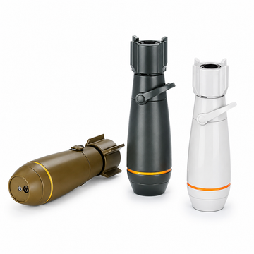 Mini Rocket Rechargeable Butane Torch Lighter DD065 – Windproof Metal Single Flame for Cigars & BBQ