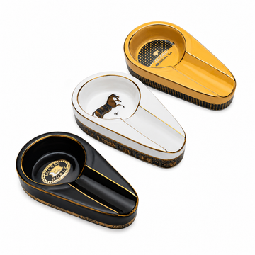 Lubinski P-100 Single Cigar Ashtray – Premium Luxury Cigar Accessory
