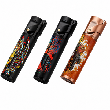Honest BCZ853-1 Single Jet Torch Lighter – Compact, Sturdy Metal, Strong Windproof Flame, Genuine