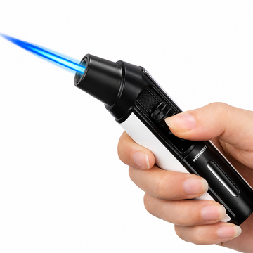 Honest BCZ-770-1 Single Jet Tabletop Torch Lighter – Windproof & Refillable